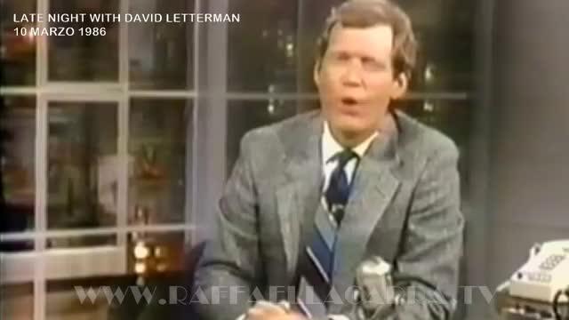 Raffaella Carra Quando Ando Al Late Night With David Letterman Il Video Il Giornale D Italia