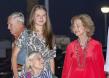 La principessa Tatiana Radziwill con Sofia e Leonor di Spagna a Palma di Maiorca