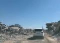Gaza, convoglio Onu in viaggio da Gaza City a Khan Younis, il VIDEO  della devastazione: solo macerie dopo 2 anni di bombardamenti israeliani
