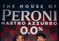 The House of Peroni Nastro Azzurro 0.0%, inaugurato a Milano da Leclerc e Hamilton in vista del Gran Premio di Monza