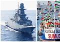 Flotilla, l'Italia abbandona le imbarcazioni a 150 miglia da Gaza, fregata Alpino si ritira, rimane scorta Marina militare Spagnola e Turca