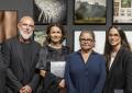Da sx: Giovanni De Angelis, Ilaria Miarelli Mariani, Claudia Barattini e Fabiola Ferrero  (photocredit: Giordano Bufo