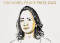 Premio Nobel per la Pace 2025 a Maria Corina Machado, ex deputata e leader dell'opposizione venezuelana