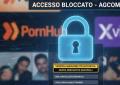 Pornografia, dal 12 novembre stop ad accesso libero a 48 siti porno, imposta da AgCom verifica dell’età: convolti anche PornHub e Onlyfans