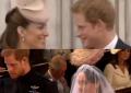 Principe Harry attratto da Kate Middleton? La "tristezza al matrimonio con Meghan e gli sguardi complici con la moglie del fratello", il post virale - VIDEO