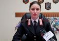 Il maresciallo dell'Arma dei Carabinieri Ludovica Cruciani Arcieri
