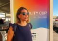 Carolina Mariani con l'Iron Utility Cup alle Millevele di Genova 