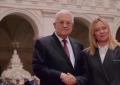 Meloni incontra il presidente palestinese Abu Mazen a Palazzo Chigi