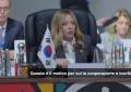 Meloni: lavoriamo con Usa e Ue per pace una giusta in Ucraina