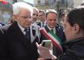 Mattarella a Niscemi, incontra la mamma di una bimba morta in strada
