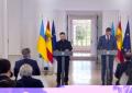 Zelensky a Madrid, Sanchez: "Niente pu&ograve; farci dimenticare l'Ucraina"