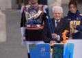 Milano-Cortina 2026, Mattarella accende braciere con Fiamma Olimpica, inizio giochi 6 febbraio, presidente: "Rinnovo tregua sportiva" - VIDEO