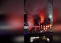Scozia, maxi incendio in negozio adiacente alla stazione centrale di Glasgow, crollati parzialmente alcuni edifici - VIDEO