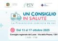 Nel Lazio torna un 'Consiglio in Salute', programma gratuito di prevenzione