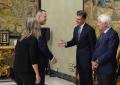 Mattarella riceve Presidente della Repubblica di Polonia Nawrocki al Quirinale