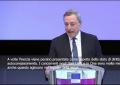 Draghi: In Ue serve velocità e agire insieme, se no rassegniamoci a rimanere indietro