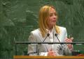 Meloni all'Onu: I "piani verdi" portano deindustrializzazione