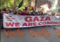 "Kill Bibi", il cartello contro Netanyahu con la Sposa di Tarantino al corteo pro Gaza a Roma