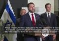 Jd Vance in Israele: Hamas deve rispettare accordo, se non lo fa succederanno cose molto brutte