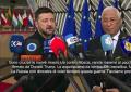 Zelensky al Consiglio Ue: Cruciali nuove sanzioni alla Russia, un cessate il fuoco è possibile