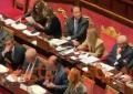 Il gesto di Meloni durante l'intervento di Maiorino (M5s) al Senato