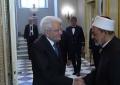 Mattarella incontra il Grande Imam di Al Azhar al Quirinale