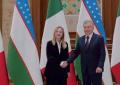 Meloni in Uzbekistan ricevuta da Presidente Mirziyoyev. Conclusa a Tashkent la missione in Asia
