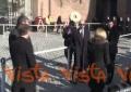 Anna Wintour ai funerali di Valentino a Roma