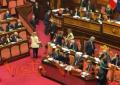 Meloni lascia Aula Senato dopo discussione sulle comunicazioni su crisi Iran