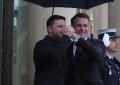Macron riceve il Presidente ucraino Zelensky all'Eliseo