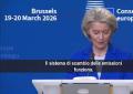 Caro energia, Von Der Leyen: Dobbiamo aggiornare meccanismo Ets e abbassare tasse elettricit&agrave;
