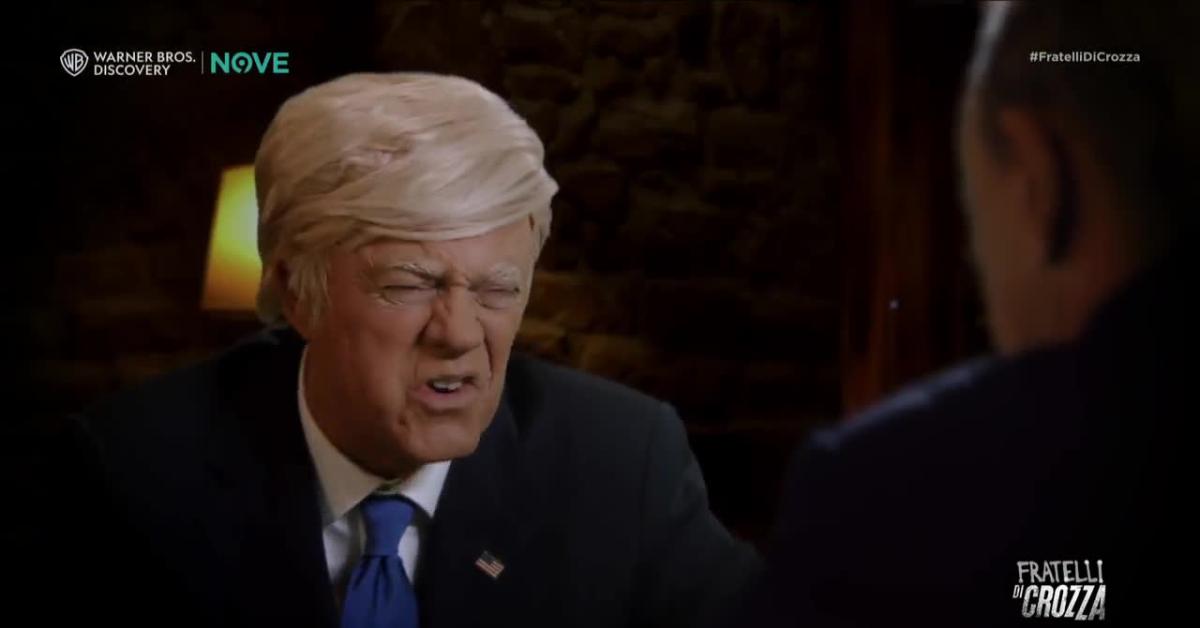 fratelli di crozza trump putin e ursula von der leyen commetano la situazione europea