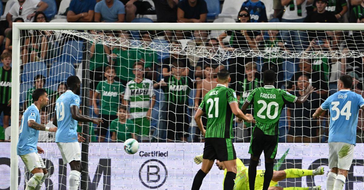 Sassuolo batte Lazio 1 0, decide Fadera Sassuolo batte Lazio 1 0, decide Fadera