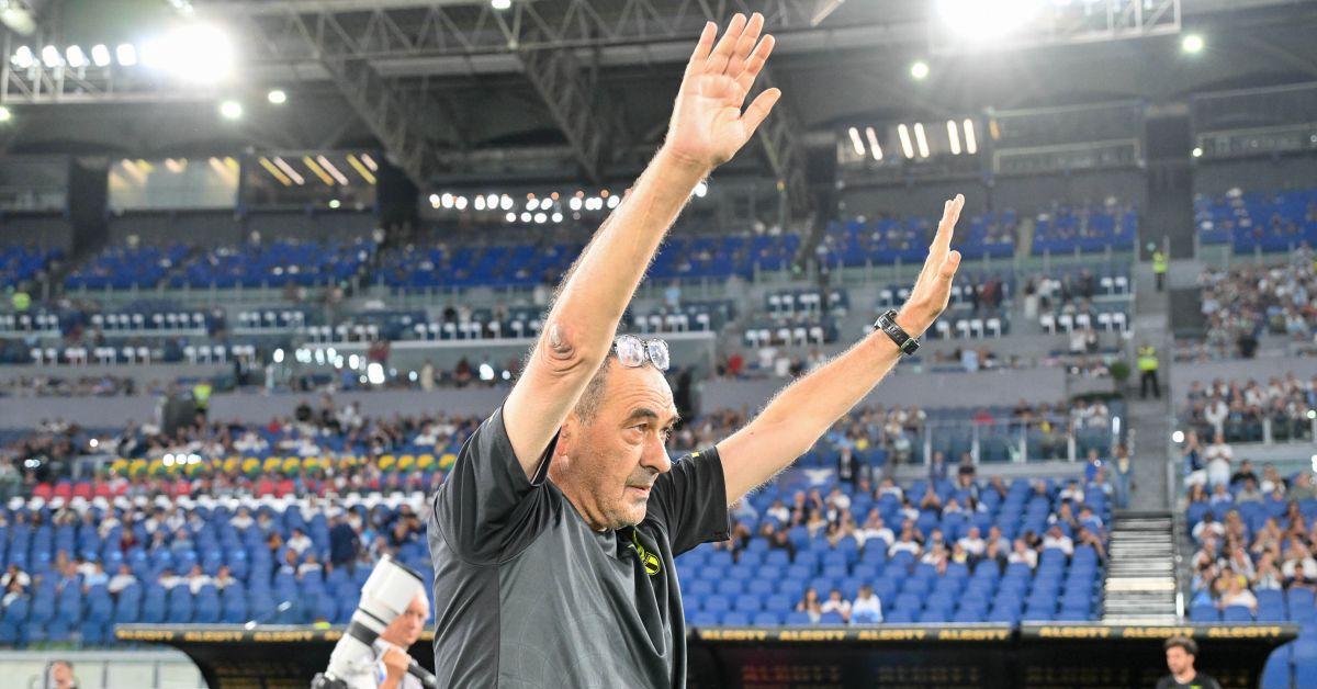 sarri nel derby in campo per lottare per il nostro popolo
