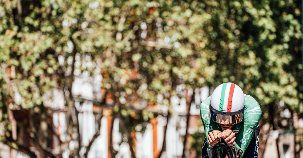 Ganna argento europeo nella crono elite, trionfa Evenepoel