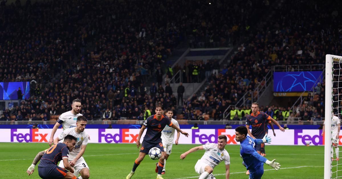 Inter a punteggio pieno in Champions, 2 1 sofferto al Kairat Inter a punteggio pieno in Champions, 2 1 sofferto al Kairat