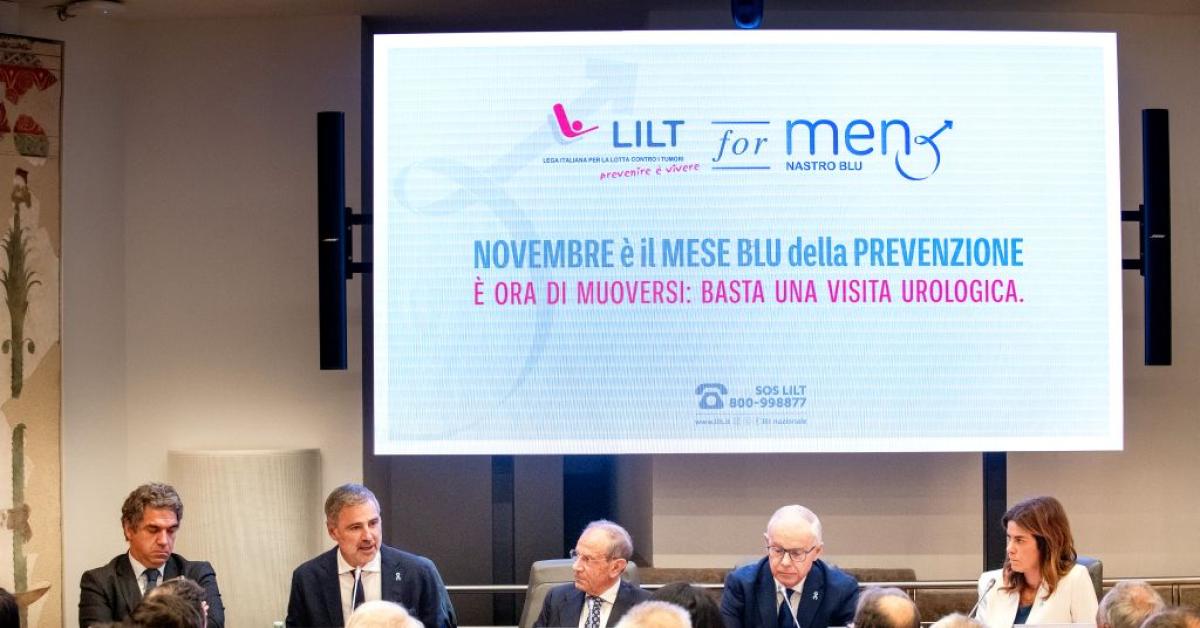 Prevenzione dei tumori maschili, Lilt lancia la campagna "Nastro Blu" Prevenzione dei tumori maschili, Lilt lancia la campagna "Nastro Blu"