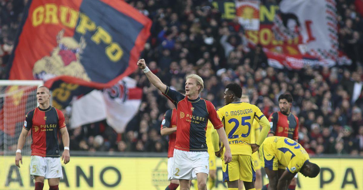 Il Genoa batte il Verona in rimonta, primo successo per De Rossi Il Genoa batte il Verona in rimonta, primo successo per De Rossi