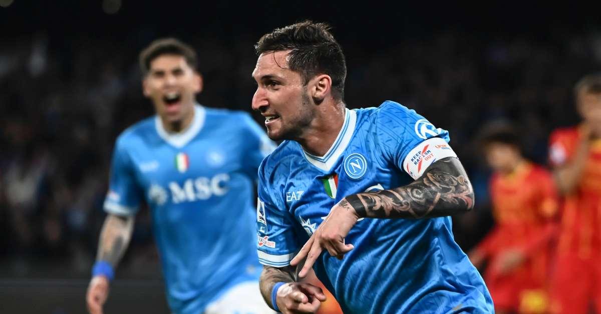 Politano fa volare il Napoli, Lecce battuto in rimonta per 2 1