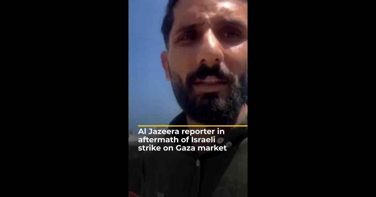 gaza city raid idf su mercato in centro almeno 15 morti drone colpisce punto distribuzione acqua ghf ad al mawasi 11 vittime 7 i bambini video