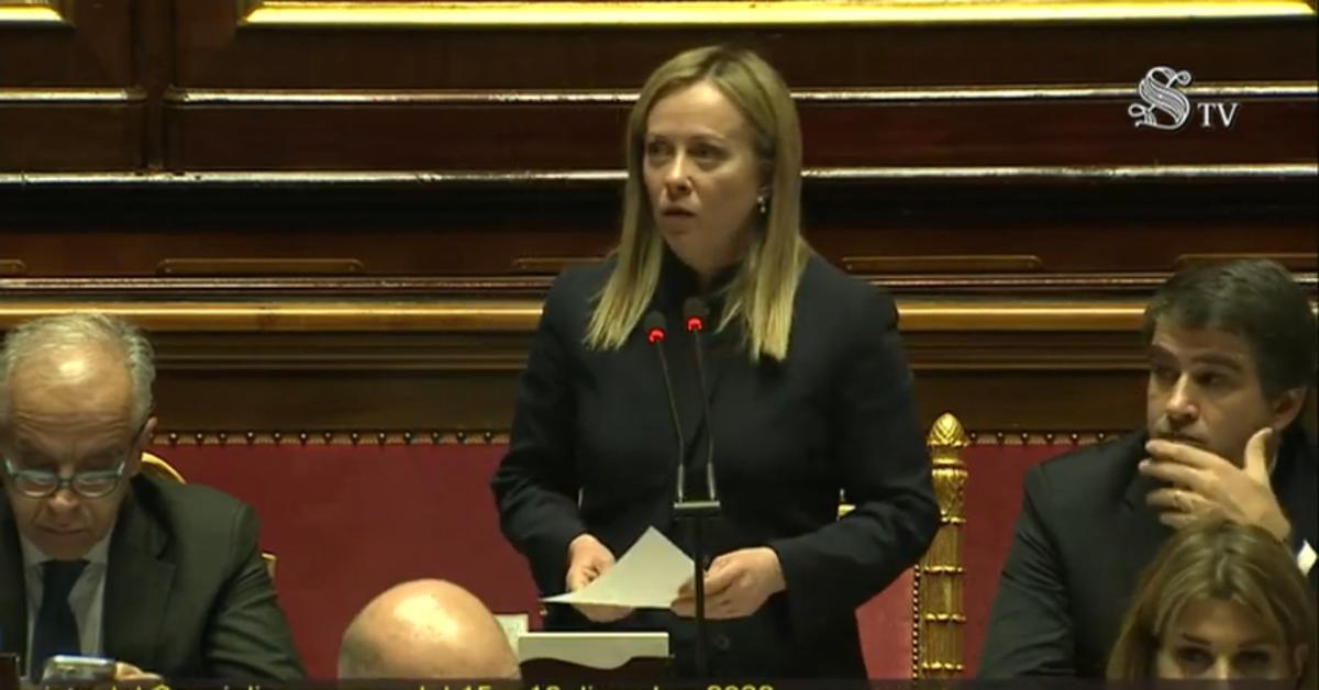 meloni al senato frena su confisca e utilizzo asset russi e invio soldati a kiev regaliamo vittoria a mosca se non agiamo su basi solide di diritto diretta da Ilgiornaleditalia.it meloni al senato frena su confisca e utilizzo asset russi e invio soldati a kiev regaliamo vittoria a mosca se non agiamo su basi solide di diritto diretta