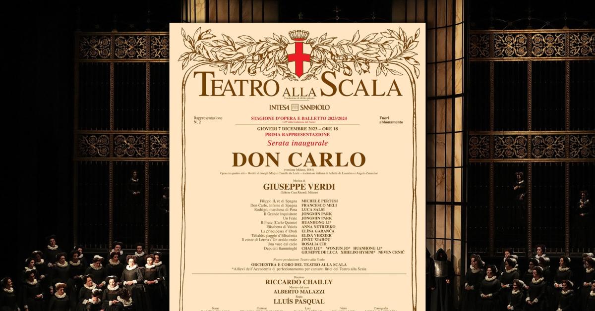 Prima della Scala, trama breve del Don Carlo di Giuseppe Verdi ...