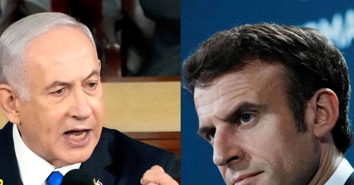 gaza netanyahu attacca anche macron riconoscere palestina 232 gettare benzina su fuoco di antisemitismo e terrorismo eliseo accuse assurde