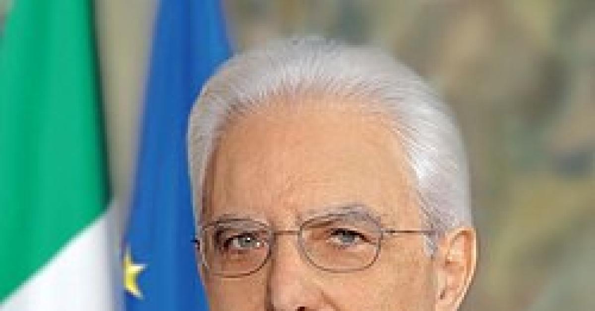 Sergio Mattarella celebra l Sergio Mattarella celebra l