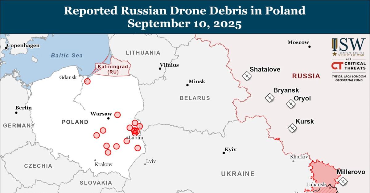 Droni russi abbattuti in Polonia, rapporto Nato: “Volevano colpire aeroporto di Rzeszow”, da lì il transito dell’80% delle armi verso Ucraina