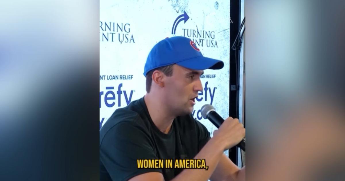 Charlie Kirk ad agosto 2025: "Le donne devono poter crescere i loro figli evitando di portarli all