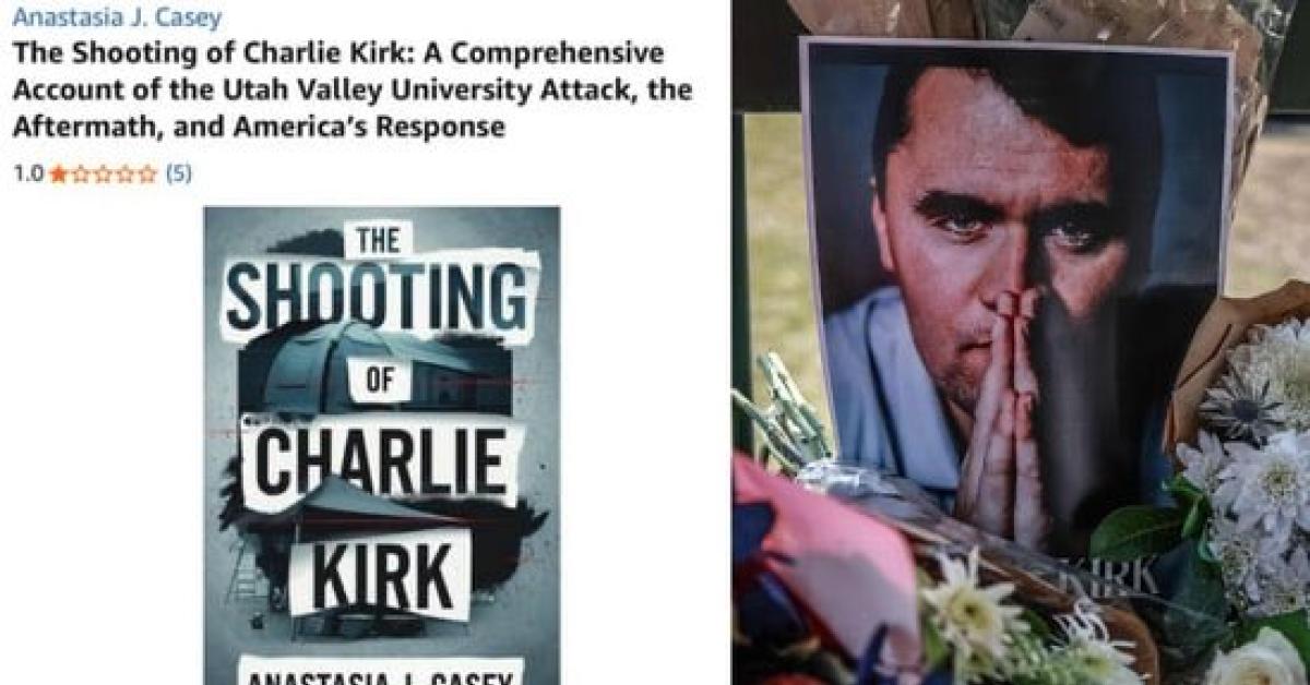 “The Shooting of Charlie Kirk”, il giorno prima dell’attentato pubblicato libro di Anastasia J. Casey su Amazon, 69 pagine e costo di $6,99, poi rimosso – VIDEO