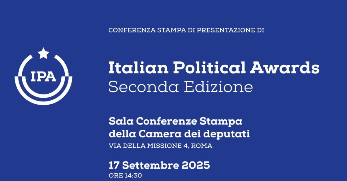 mercoled236 17 settembre conferenza stampa di presentazione della seconda edizione di italian political awards
