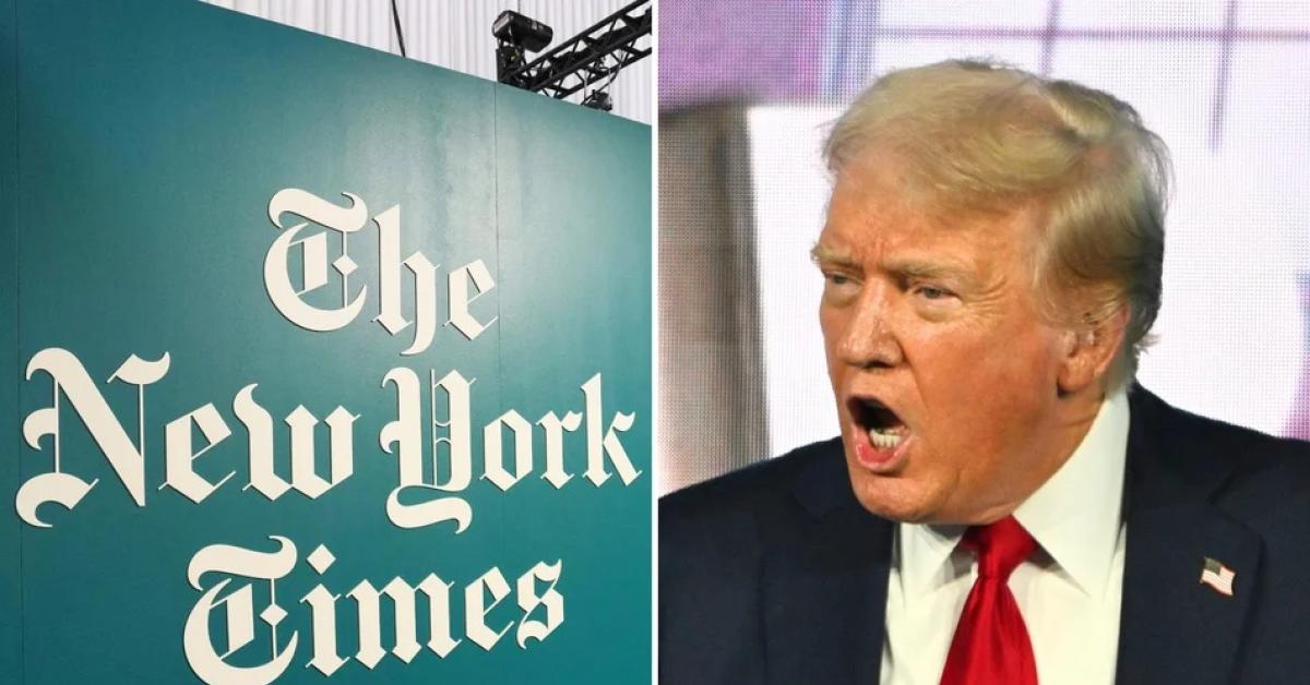 usa trump fa causa al nyt per diffamazione e calunnia chiesti $15mld tycoon hanno mentito su di me sono i portavoce dei democratici