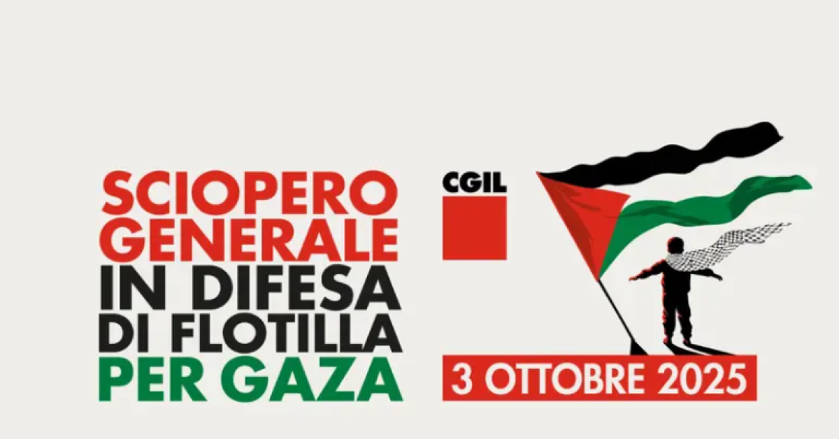 Abbordaggio Flotilla, Cgil annuncia sciopero generale il 3 ottobre: "Aggressione contro navi civili un fatto di gravità estrema", Salvini minaccia precettazione